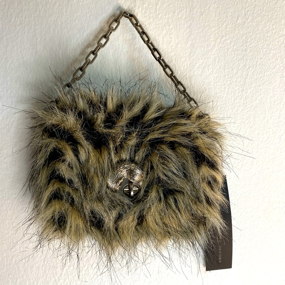 Marc by Marc Jacobs grey multi faux fur small purse. New with dust bag - Picture 5 of 11
